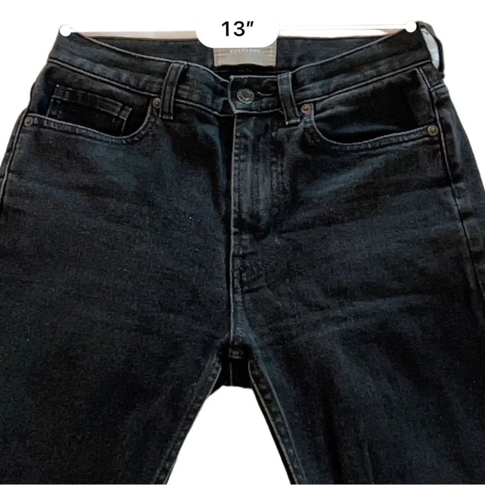 Everlane Women’s‎ High Rise Skinny Black Jeans    Sz 25